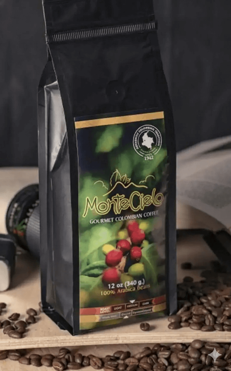 Monte Cielo Coffee Gourmet Light Roast 12 oz / 340 g